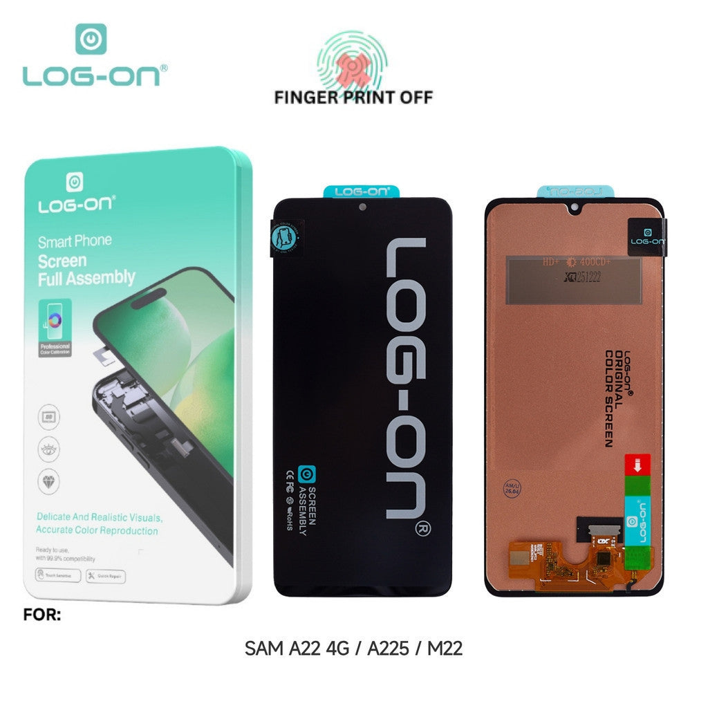 LOG ON LCD UNTUK SAMSUNG A22 4G (A225) / M22 (M225) FULLSET TOUCHSCREEN