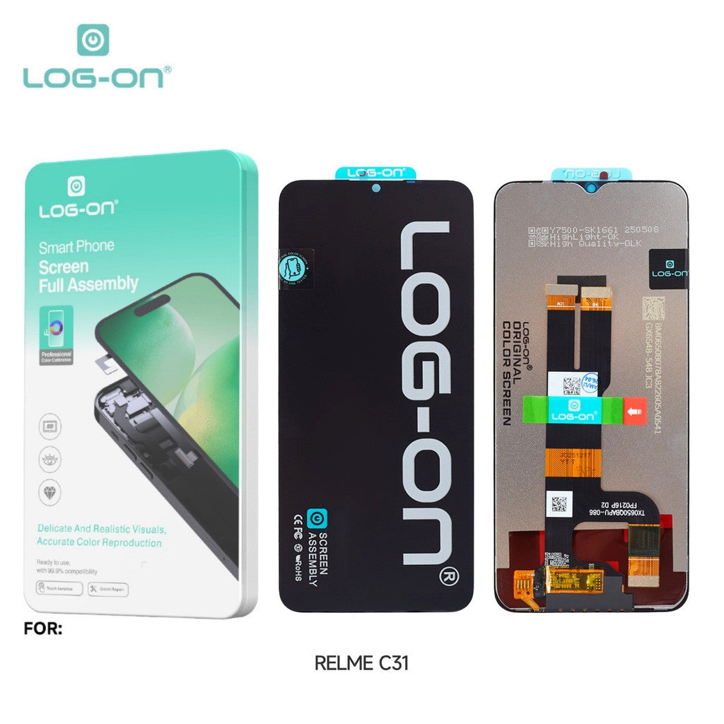 LOG ON LCD UNTUK REALME C31 (RMX3501) FULLSET TOUCHSCREEN