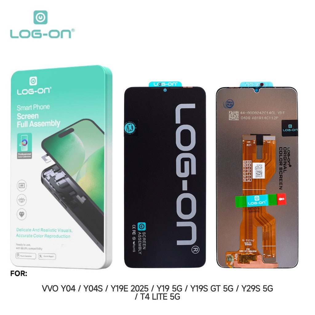 LOG ON LCD UNTUK VIVO Y04 / Y04S /  Y19E / Y19 5G / Y19S GT 5G / Y29S 5G / T4 LITE 5G FULLSET TOUCHSCREEN