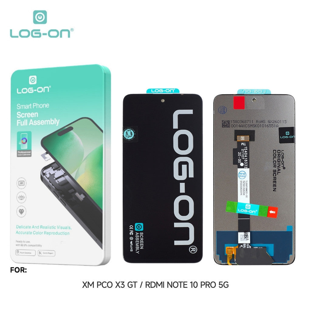 LOG ON LCD UNTUK POCO X3 GT / XIAOMI REDMI NOTE 10 PRO 5G FULLSET TOUCHSCREEN