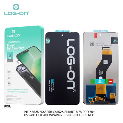 LOG-ON LCD FOR INFINIX SMART 8 / SMART 8 PRO / SMART 8 PLUS / HOT 40I FULLSET TOUCHSCREEN GARANSI TEST 7 HARI