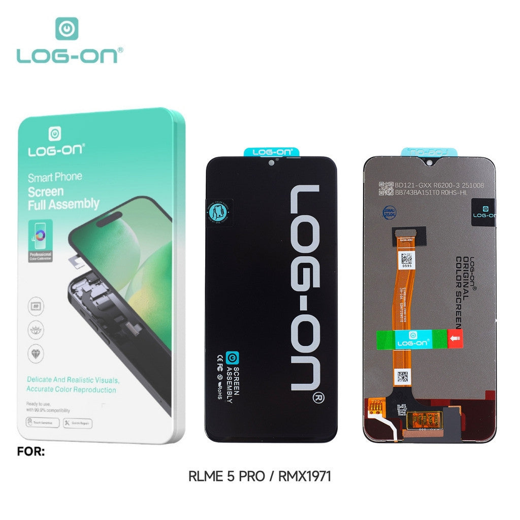 LOG ON LCD UNTUK REALME 5 PRO (RMX1971 / RMX1973) FULLSET TOUCHSCREEN