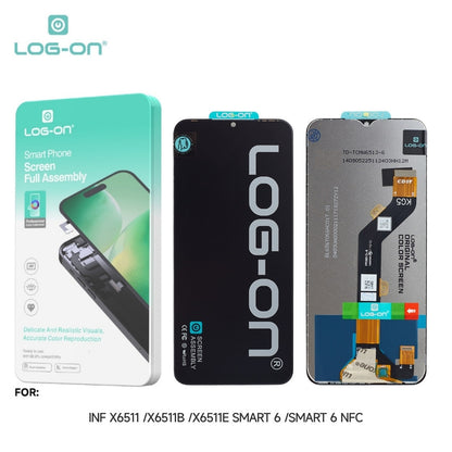 LOG ON LCD UNTUK INFINIX SMART 6 / SMART 6 NFC / SPARK GO 2022 (KG5 / KG5h) FULLSET TOUCHSCREEN