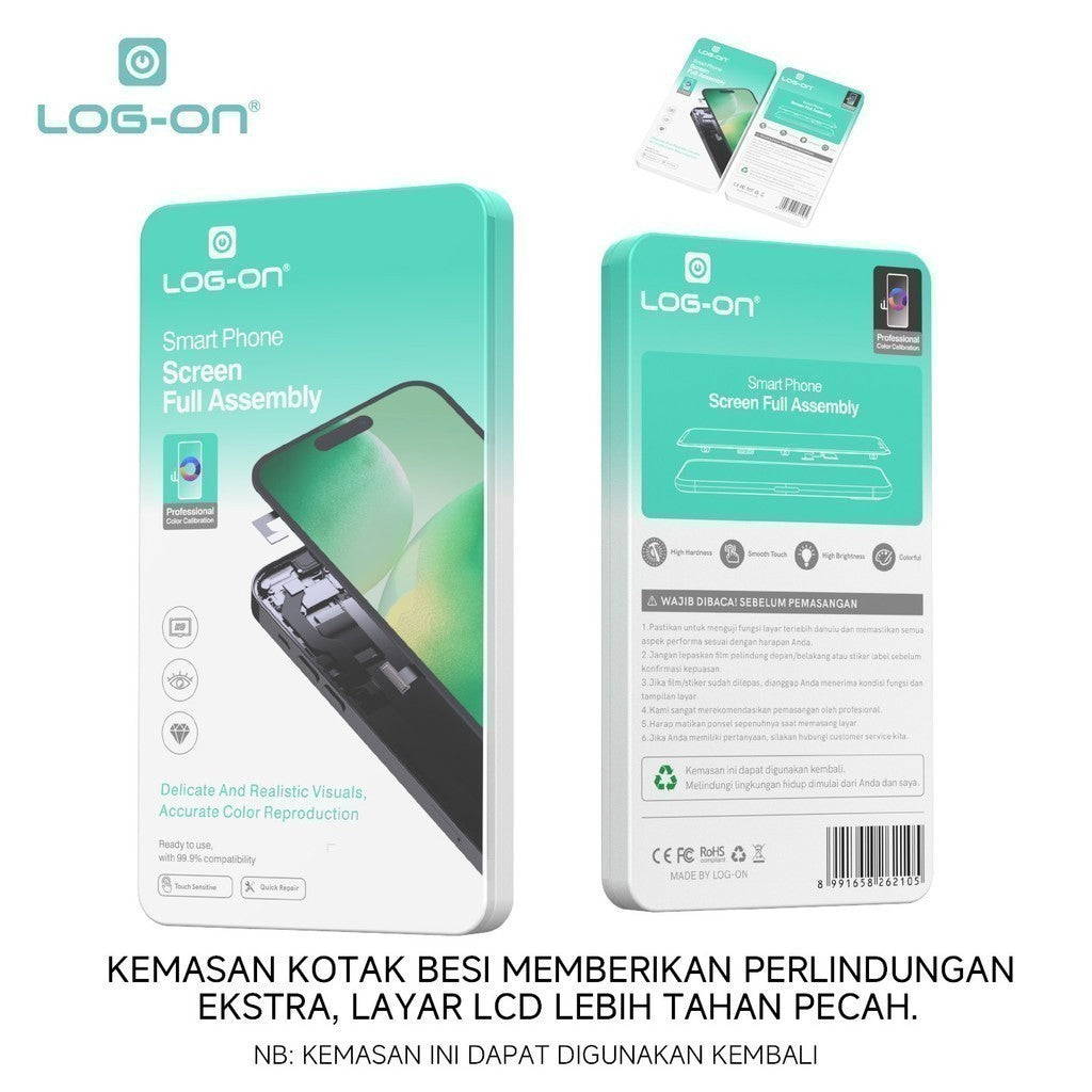 LOG-ON LCD UNTUK SAMSUNG A51 4G A515 FULLSET TOUCHSCREEN GARANSI TEST 7 HARI