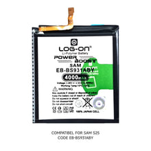 Baterai Log on EB-BS931ABY Untuk SAMSUNG S25 Fast Charging 45W Kapasitas 4000MAH 1 Tahun Garansi Battery Batre