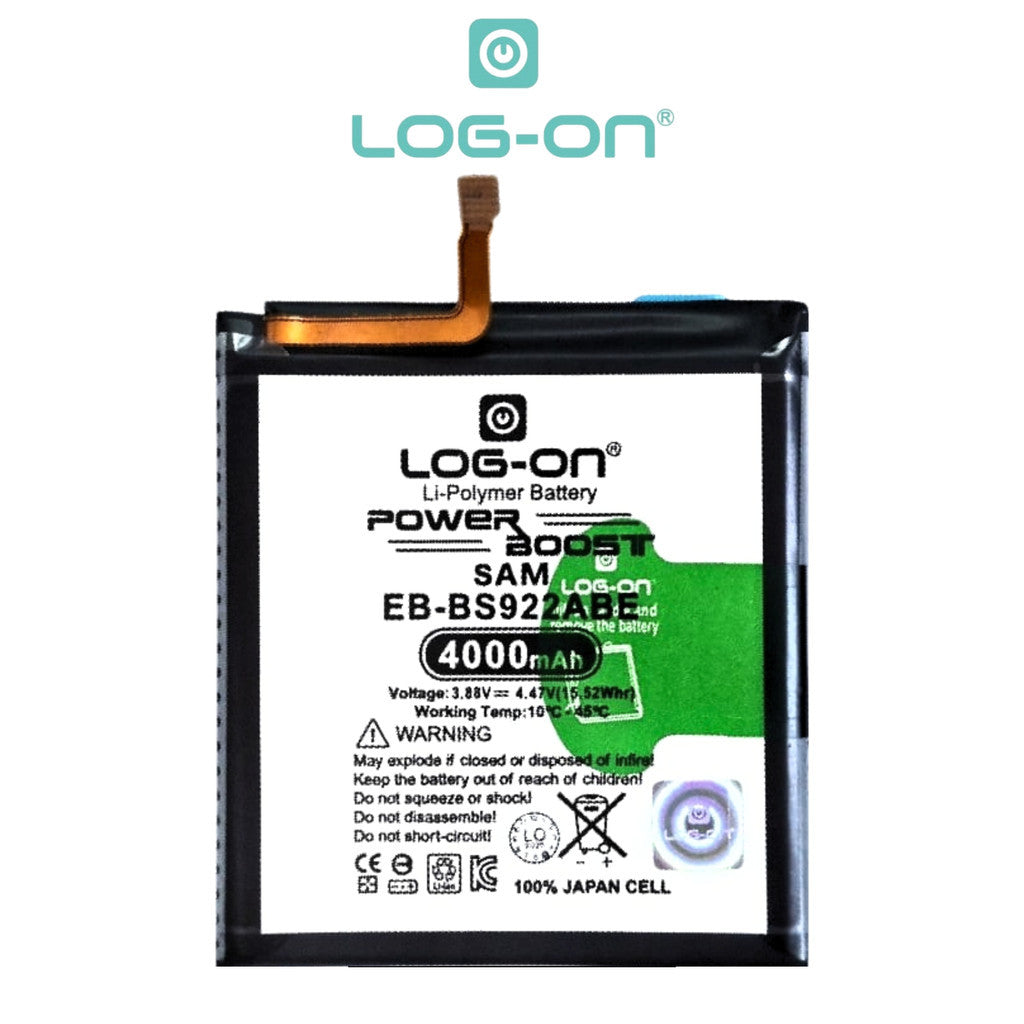 Baterai Log on EB-BS922ABY Untuk SAMSUNG S24 Fast Charging 25W Kapasitas  4000MAH 1 Tahun Garansi Battery batre