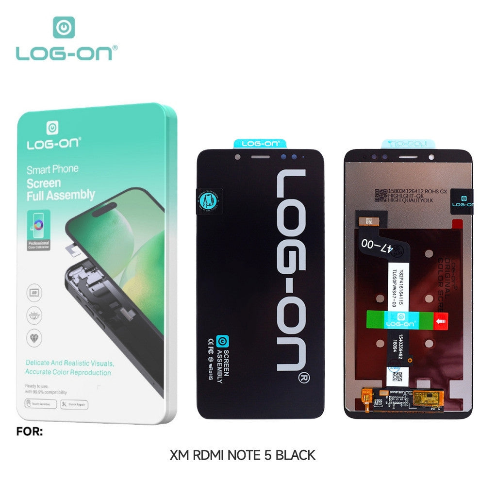 LOG ON LCD UNTUK XIAOMI REDMI NOTE 5 FULLSET TOUCHSCREEN
