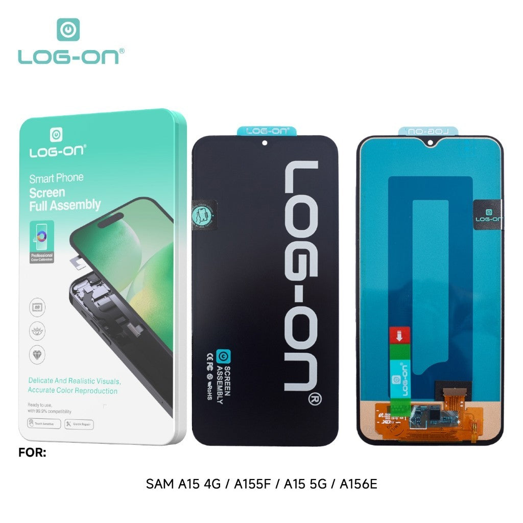 LOG-ON LCD UNTUK SAMSUNG A15 4G / A15 5G A155 / A156 FULLSET TOUCHSCREEN GARANSI TEST 7 HARI