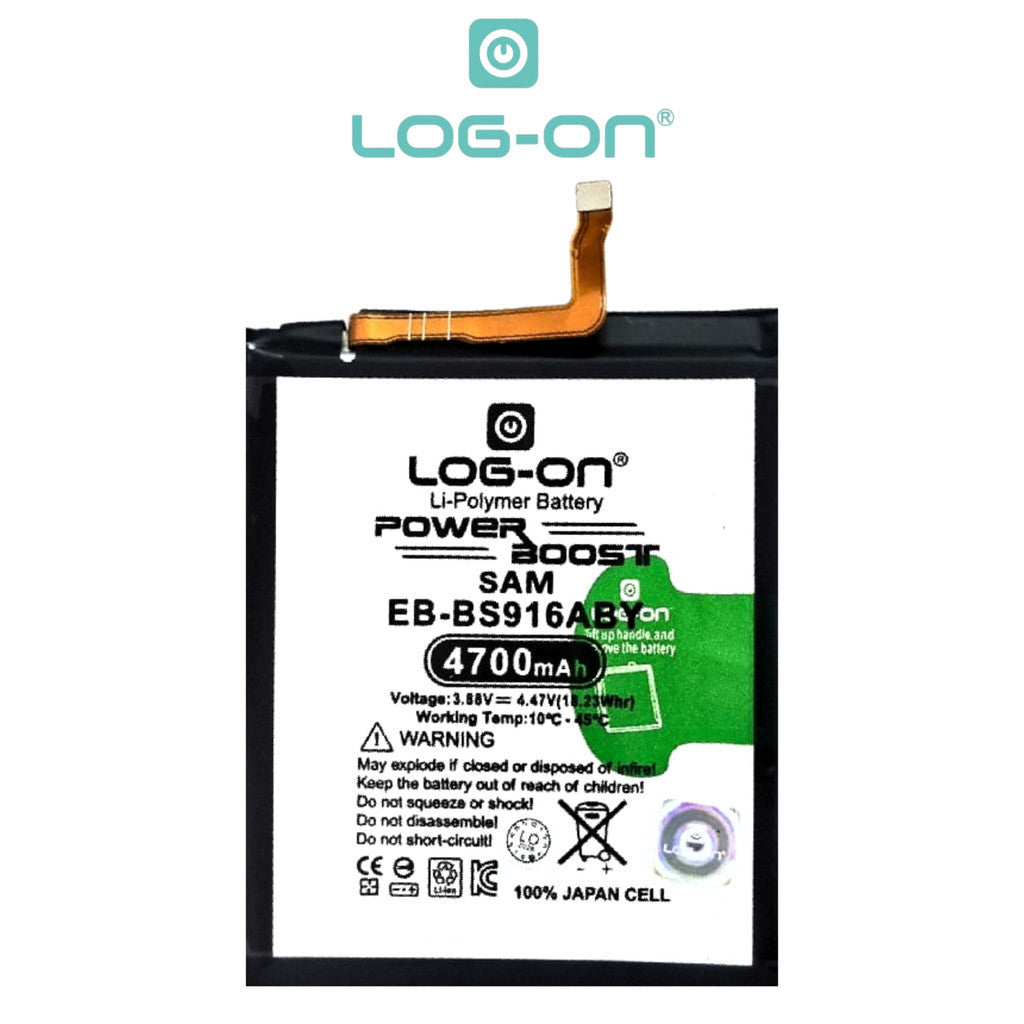 Baterai Log on EB-BS916ABY Untuk SAMSUNG S23 PLUS Fast Charging 45W Kapasitas 4700MAH 1 Tahun Garansi Battery Batre