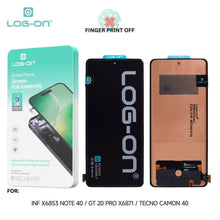 LOG ON LCD UNTUK INFINIX NOTE 40 4G (X6853)  /  GT 20 PRO (X6871) / TECNO CAMON 40 (CM5) FULLSET TOUCHSCREEN