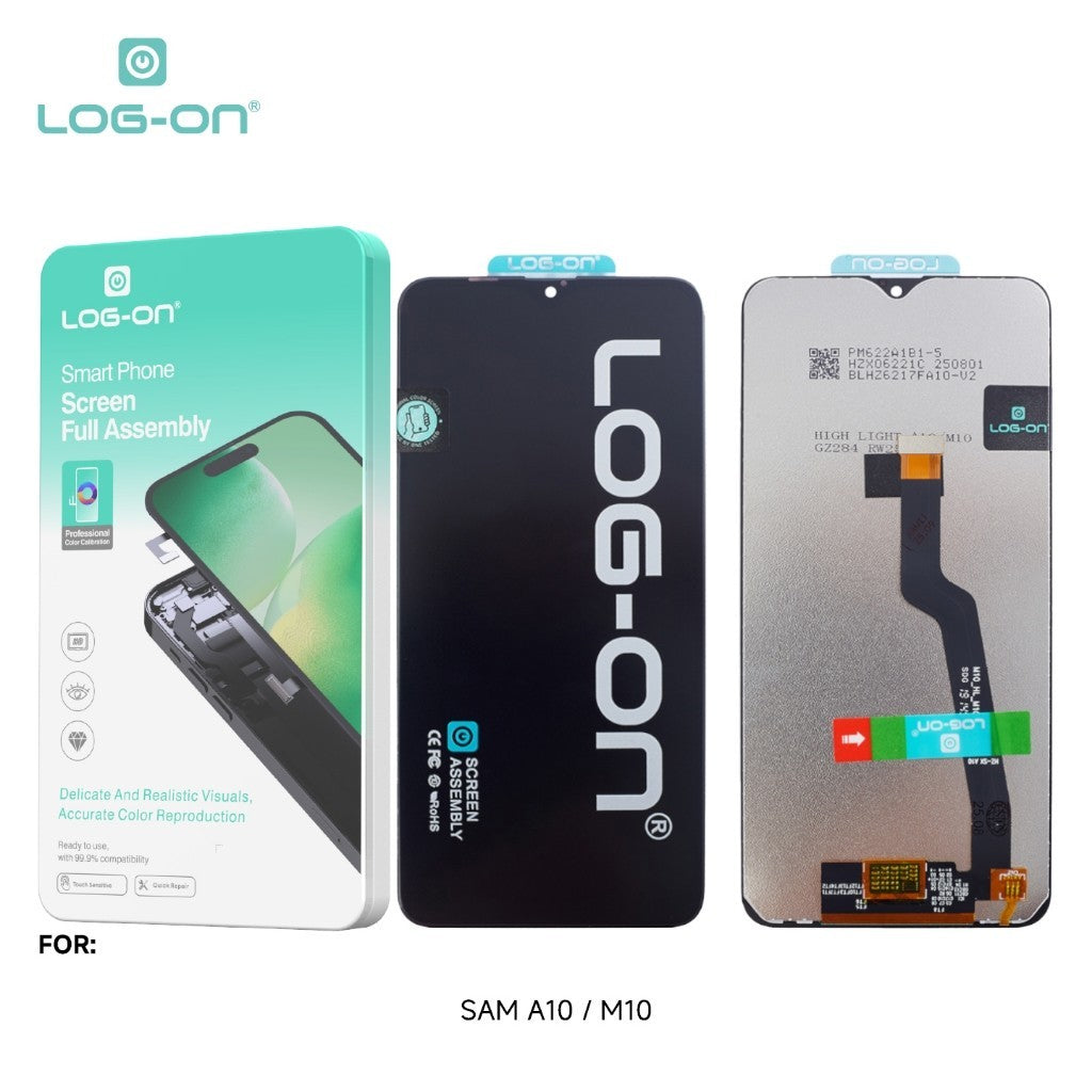 LOG-ON LCD UNTUK SAMSUNG A10 A105 / M10 FULLSET TOUCHSCREEN GARANSI TEST 7 HARI