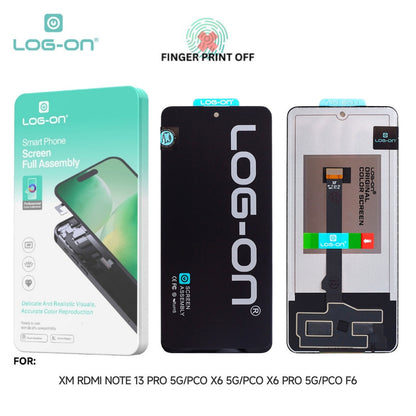 LOG ON LCD UNTUK XIAOMI REDMI NOTE 13 PRO 5G B/ POCO X6 5G / POCO X6 PRO 5G / POCO F6 FULLSET TOUCHSCREEN
