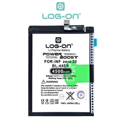 Baterai Log on BL-49FX Untuk Infinix Hot 8 / Hot 9  / Hot 20i  / Note 7 Lite / Smart 6 / Smart 6 Plus BL49FX Kapasitas 5000mAh Original 1 Tahun Garansi Battery Batre / batrai