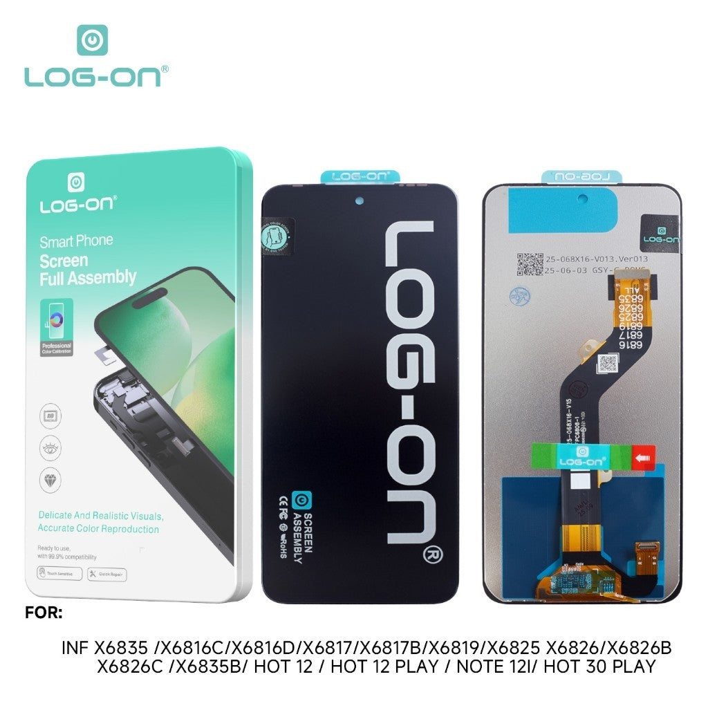 LOG-ON LCD UNTUK TECNO POVA 4 / POVA NEO 2 / POVA NEO 3 FULLSET TOUCHSCREEN GARANSI TEST 7 HARI