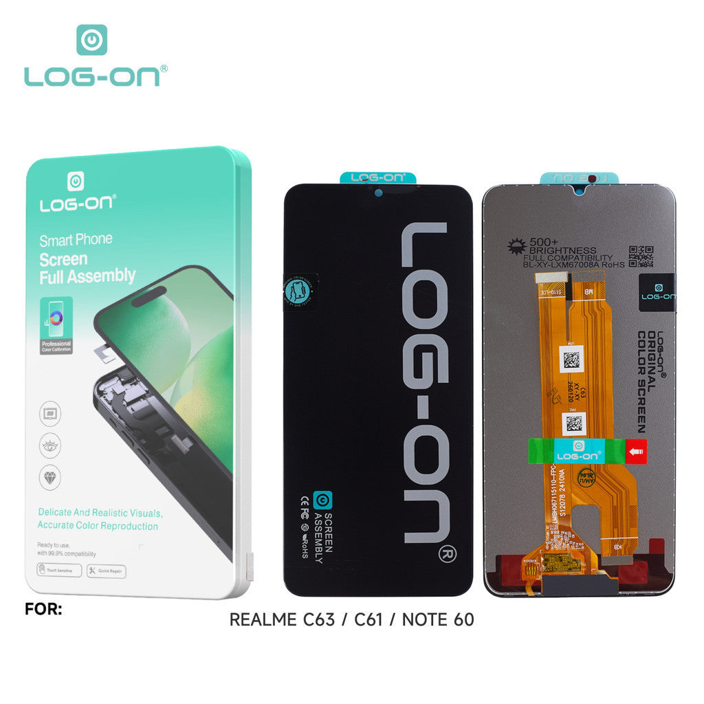 LOG ON LCD UNTUK REALME C63 / C61 / NOTE 60 FULLSET TOUCHSCREEN