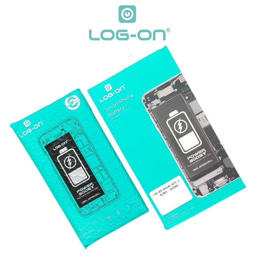 Baterai Log on BLPB21 Untuk Realme Note 60 / Note 60X Power Boost 5000mAh Original 1 Tahun Garansi Battery Batre