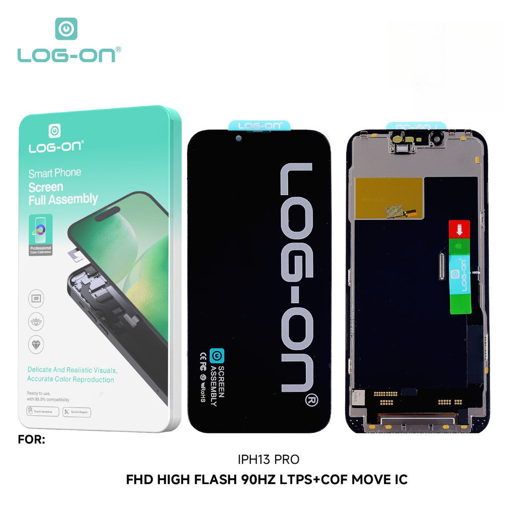 LOG ON LCD (OLED) FOR IPHONE 13 / IPHONE 13 PRO / IPHONE 13 PRO MAX FULLSET TOUCHSCREEN ORIGINAL