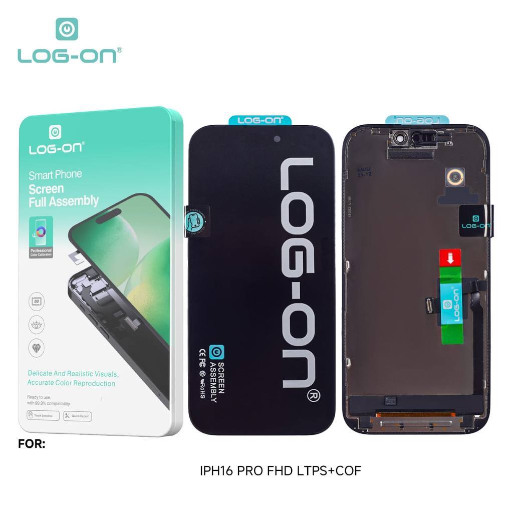 LOG ON LCD (OLED) FOR IPHONE 12 / 12 PRO /  IPHONE 12 PRO MAX FULLSET TOUCHSCREEN ORIGINAL