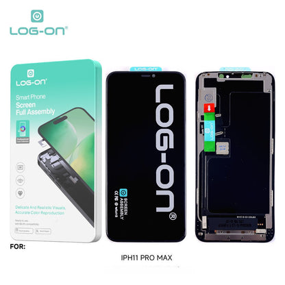 LOG ON LCD (OLED ) FOR IPHONE 11 PRO / IPHONE 11 PRO MAX FULLSET TOUCHSCREEN ORIGINAL