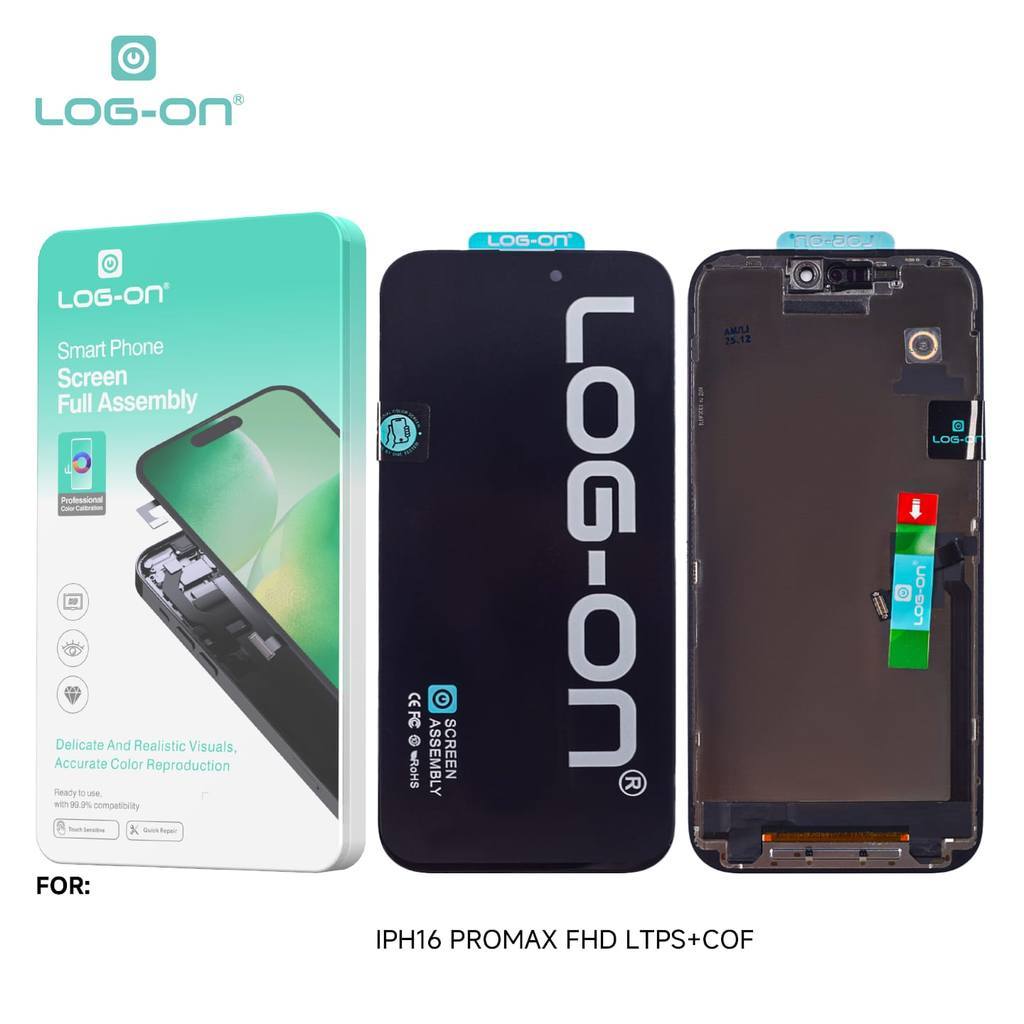 LOG ON LCD (OLED) FOR IPHONE 12 / 12 PRO /  IPHONE 12 PRO MAX FULLSET TOUCHSCREEN ORIGINAL