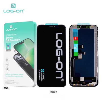 LOG-ON LCD ( OLED ) FOR IPHONE X / XR / XS / XS MAX FULLSET TOUCHSCREEN ORIGINAL