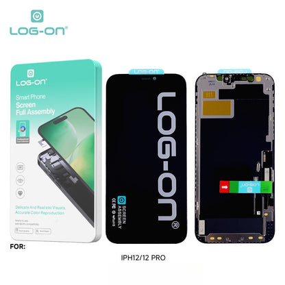 LOG ON LCD (OLED) FOR IPHONE 12 / 12 PRO /  IPHONE 12 PRO MAX FULLSET TOUCHSCREEN ORIGINAL