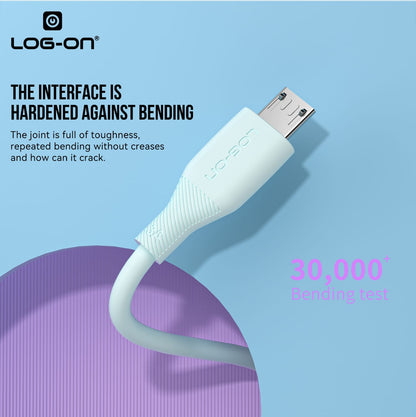 LOG ON KABEL FAST CHARGING 3A 1Meter CB80