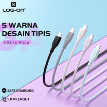 LOG ON KABEL FAST CHARGING 3A 1Meter CB80